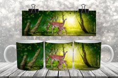 Deer In The Morning Light - Coffee Mug Design - PNG Design Product Image 1
