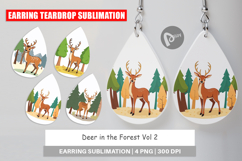 Earring Forest Deer Product Image 1
