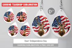Earring Deer 4th of July Product Image 1