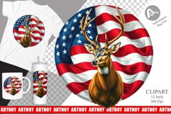 Deer 4th of July Clipart Product Image 1