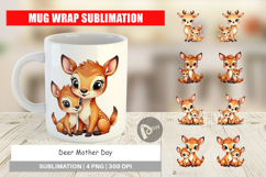 Mug Wrap Deer Mother&#039;s Day Product Image 1