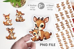 Deer Mother&#039;s Day Sticker Product Image 1