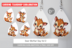 Earring Deer Mother&#039;s Day Product Image 2