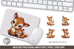 Mouse Pad Deer Mother&#039;s Day Product Image 1