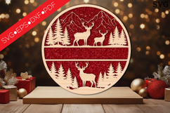 Deer Mountain Christmas SVG Product Image 1