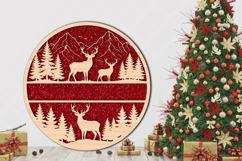 Deer Mountain Christmas SVG Product Image 2