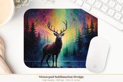 Deer Mouse Pad Sublimation  Winter Mousepad Sublimation 