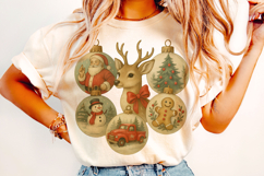 Christmas PNG, Santa Claus PNG, Reindeer PNG, Holiday PNG Product Image 2