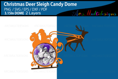 Christmas Deer Sleigh candy dome Product Image 3