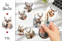 cricut crafts.  printable,  pet design,  sticker pack,  scrapbooking,  deer sticker pack,  deer forest,