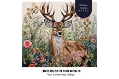 Deer Tumbler Wrap  Embroidery Tumbler Sublimation Design