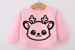 Deer svg png, Cute baby deer character, wild life svg, Cute Product Image 2