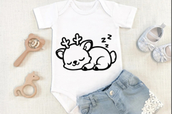 Deer svg png, Cute baby deer character, wild life svg, Cute Product Image 1