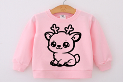 Deer svg png, Cute baby deer character, wild life svg, Cute Product Image 3