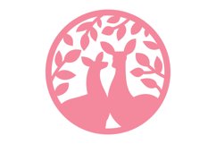 Deers SVG Cut File Product Image 1