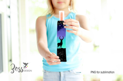 Woodland Deer Ice Pop Holder Sublimation Design | PNG Product Image 2
