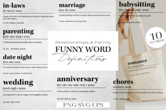 Funny Definitions BIG BUNDLE | SVG &amp; PNG | Sarcastic Quotes Product Image 5