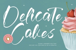 Delicate Cakes - Quirky Handwritten Script Product Image 1