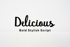 Delicious // Elegant script Product Image 1
