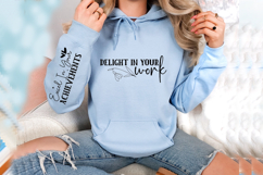 Delight in your work Sleeve SVG Design Product Image 3