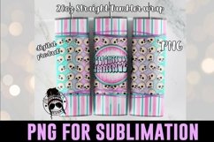 Delightfully Unhinged Tumbler Wrap | Tumbler Sublimation Product Image 1