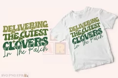 Retro Lucky PNG, Nurse St Patrick's SVG T-shirt Design Product Image 2