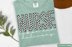 Labor And Delivery PNG |L&amp;D Nurse PNG | Sublimation and DTF Product Image 1