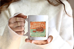 Deluxe Sausage Company Retro Sign PNG Product Image 2