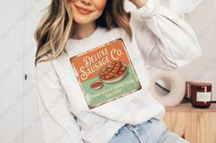 Deluxe Sausage Company Retro Sign PNG Product Image 4