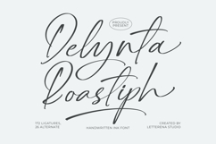 Delynta Roastiph Handwritten Ink Font Product Image 1