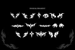 Demonic Fury - Black Metal Font Product Image 6