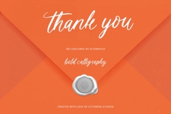 Denieda Marceline Bold Calligraphy Font Product Image 15