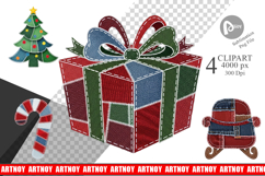 Santa Helpers Denim Clipart Product Image 1