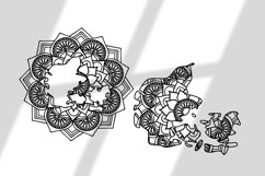 Denmark Map Mandala SVG Product Image 2