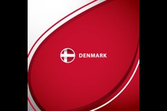 Denmark square layout background concept design template Product Image 2