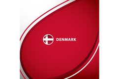 Denmark square layout background concept design template Product Image 1