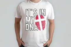 It's in my DNA Denmark Flag Fingerprint PNG Sublimation Product Image 2
