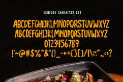 Densford - The Brush Food Font Product Image 5