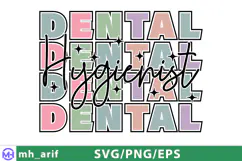 Dentist Assistant, Dental Hygienist SVG T-shirt Design Product Image 1