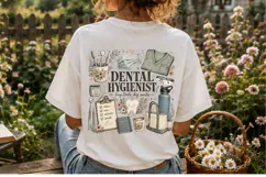 Dental Hygienist Sublimation PNg Dental Assistant Png Dental Office Design RDH Grad Dentist Assistant T Shirt Design 