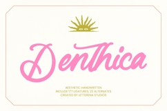 Denthica - Aesthetic Handwritten Product Image 1