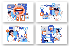 10 Dentist Treatment Illustration Product Image 2