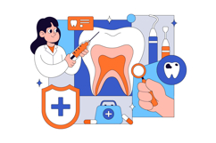 10 Dentist Treatment Illustration Product Image 4