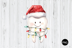 Dentist Christmas PNG, Christmas Tooth PNG, Christmas PNG Product Image 1