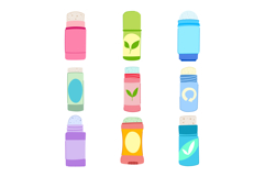 deodorant eco friendly set cartoon Product Image 1