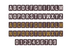 Departure Board Color Font Product Image 3
