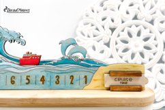 Deployment Countdown Calendar Laser Cut Design