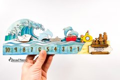 Deployment Countdown Calendar Laser Cut Design Product Image 11