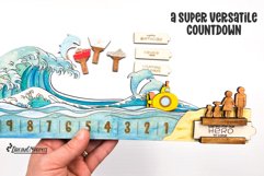 Deployment Countdown Calendar Laser Cut Design Product Image 2