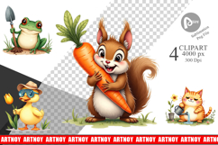 Derpy Garden Helpers Clipart Product Image 1